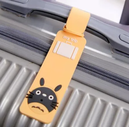 5 Piece Travel Accessories Suitcase Rubber Travel Luggage Tags Label Straps Suitcase Name Id Address Silica Gel Waterproof 2017