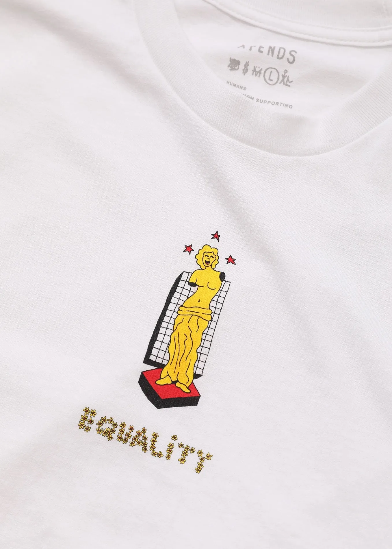 Afends Unisex Equality - Unisex Retro Fit Tee