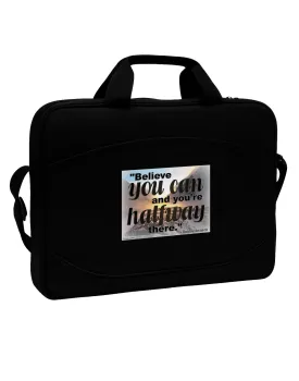 Believe You Can T Roosevelt 15&#x22; Dark Laptop / Tablet Case Bag by TooLoud