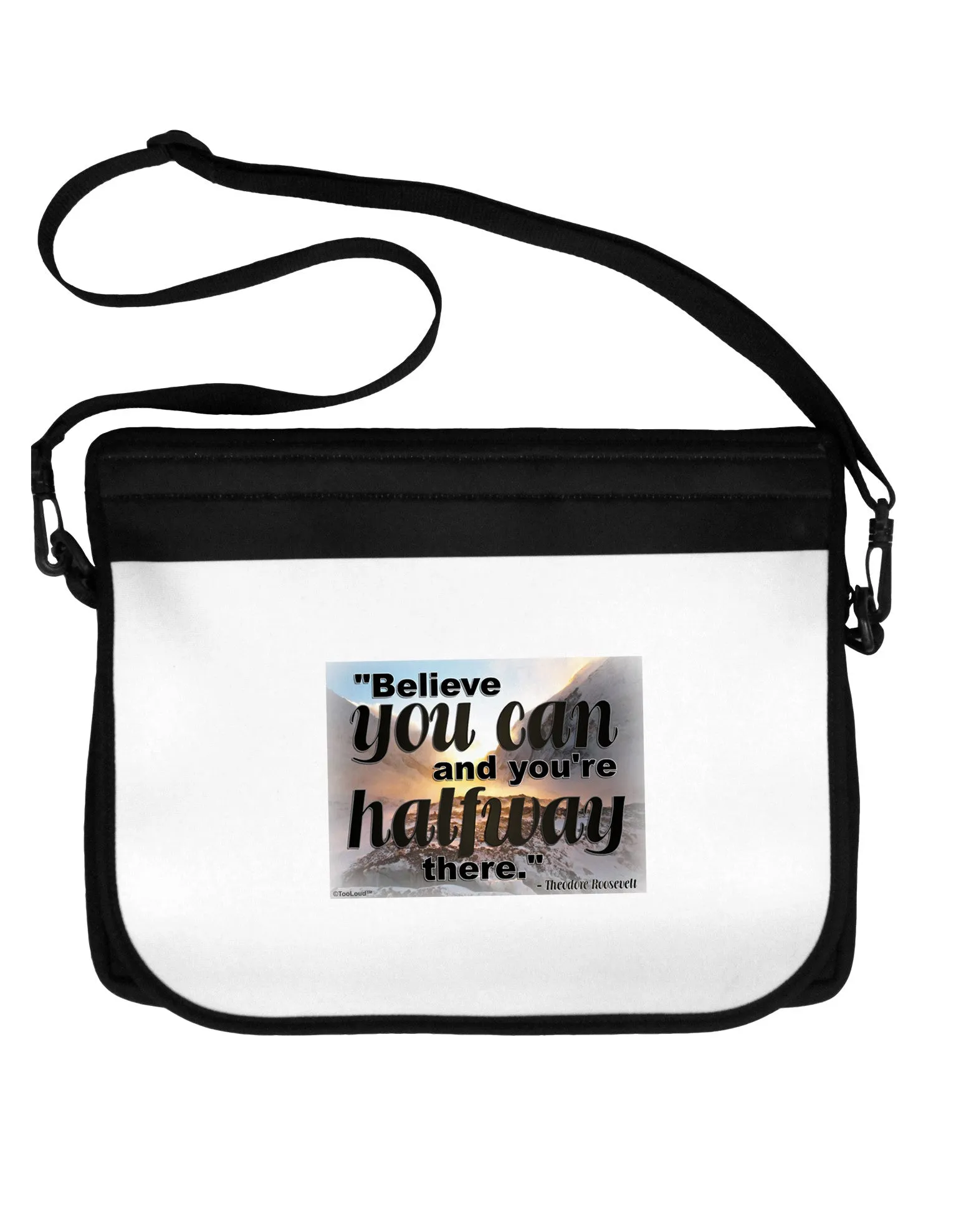 Believe You Can T Roosevelt 15&#x22; Dark Laptop / Tablet Case Bag by TooLoud