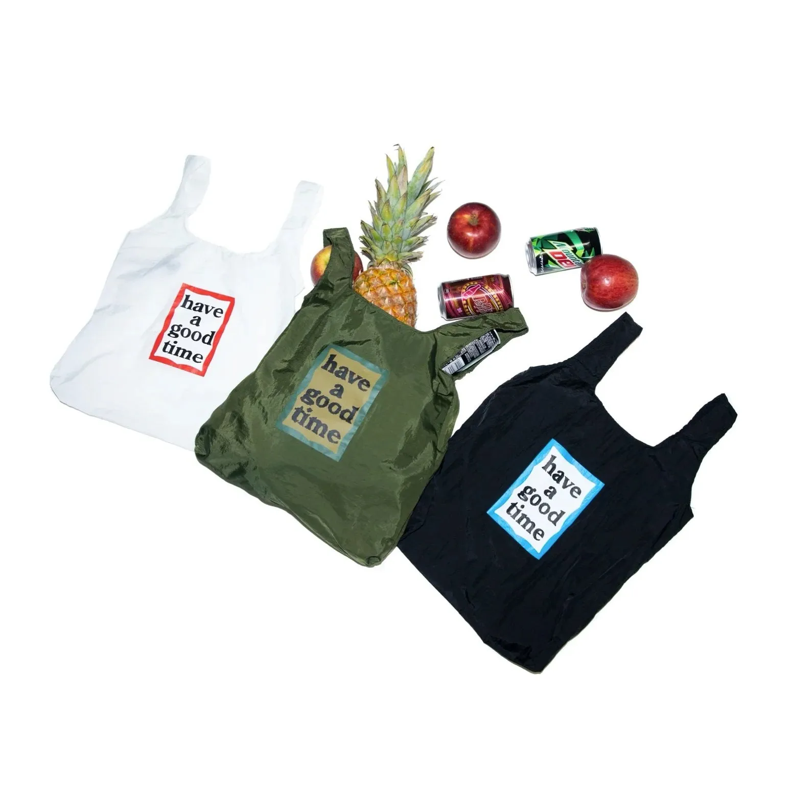 Blue Frame Pocketable Eco Bag