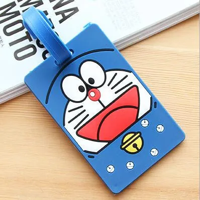 Carton Luggage Tag Car Stitch Travel Accessories Silica Gel Suitcase ID Address Holder Baggage Boarding Tags Portable Label