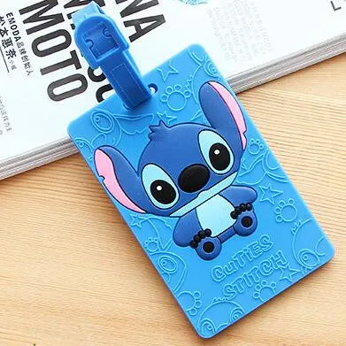 Carton Luggage Tag Car Stitch Travel Accessories Silica Gel Suitcase ID Address Holder Baggage Boarding Tags Portable Label