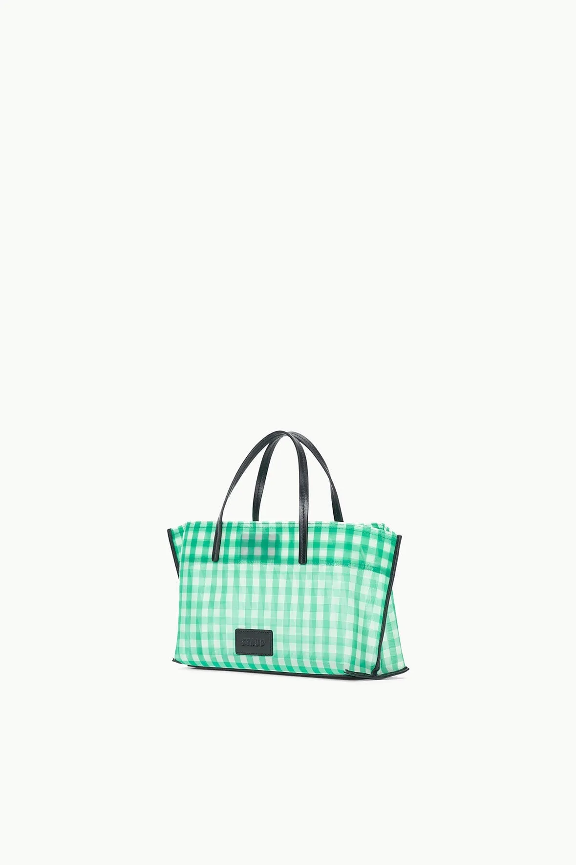 CHRISTOS MINI MESH TOTE | JADE GINGHAM