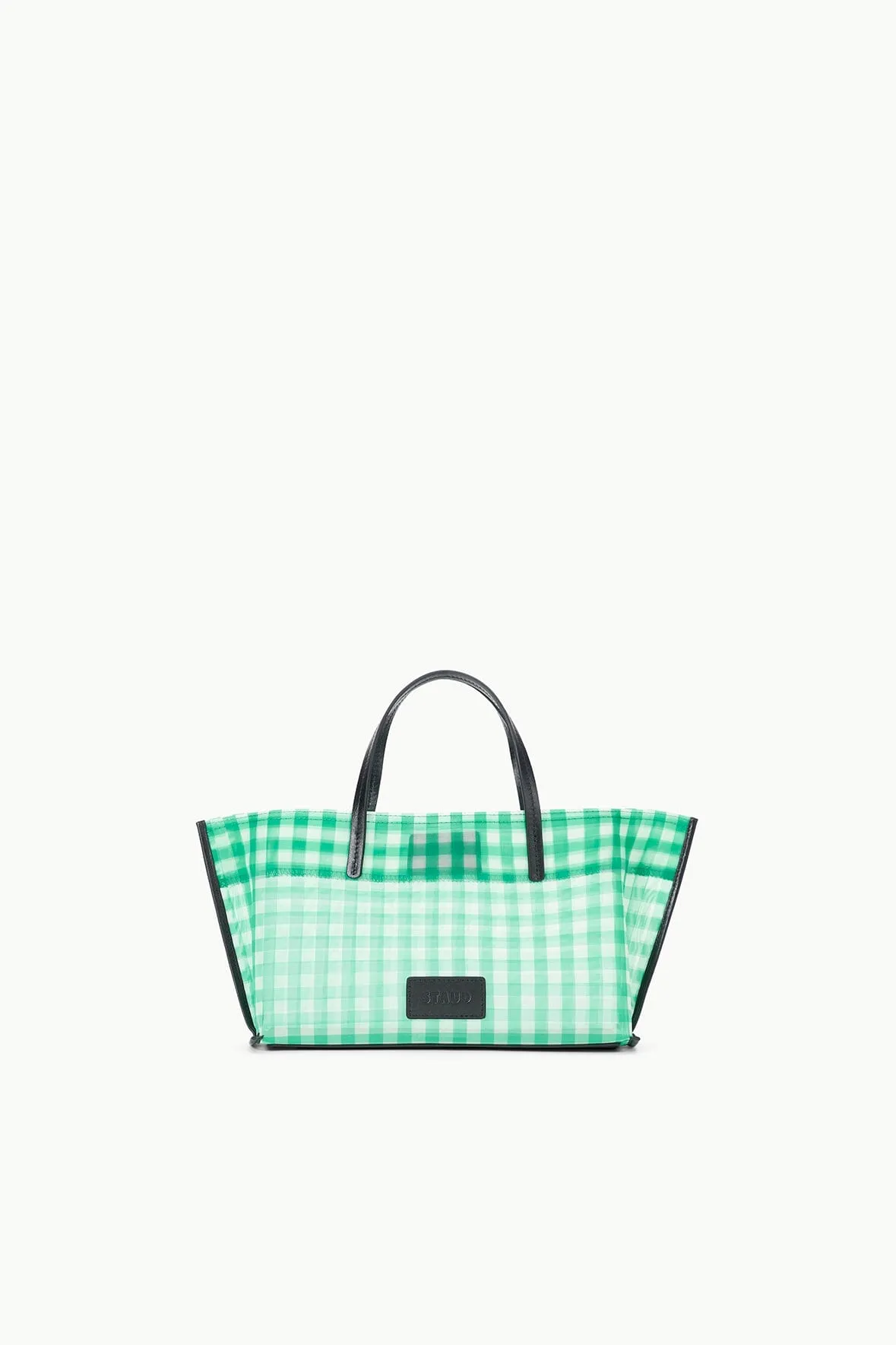 CHRISTOS MINI MESH TOTE | JADE GINGHAM