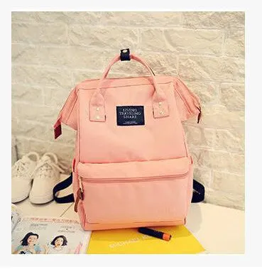 DIDA BEAR Fashion Women Backpacks Female Denim School Bag For Teenagers Girls Travel Rucksack Kanken Space Backpack Sac A Dos
