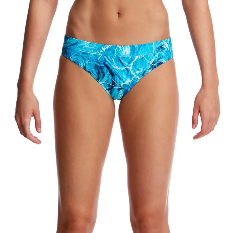 Funkita Women Sports Brief FS03L- D-P Mint Marble
