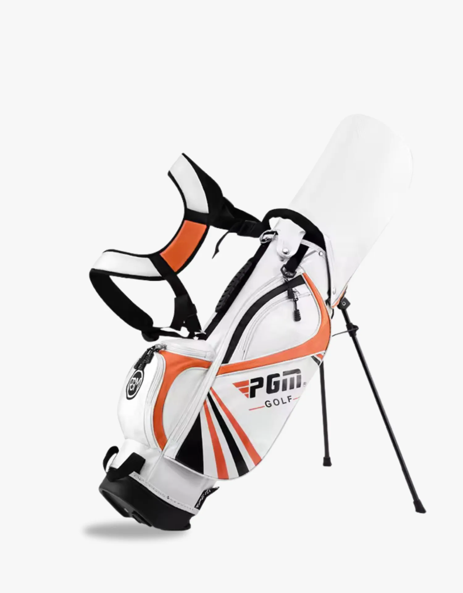 Golf Ultra-light 6 Divider Stand Bag - White Orange