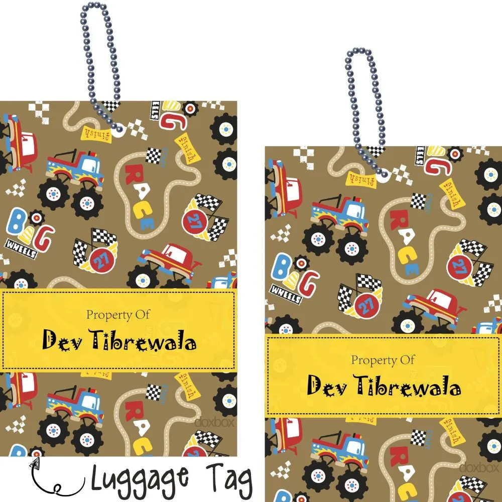 Luggage Tags - Monster Truck