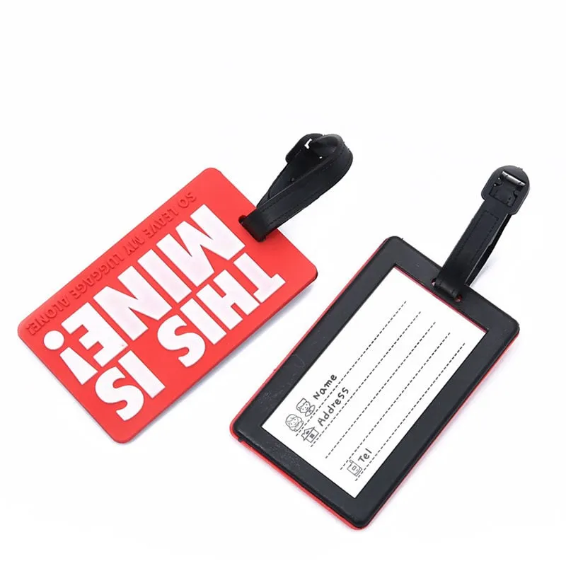 Make our Bags Stand Out! with our Hilarious Luggage Tags: Funny Travel Accessories Identification Tags