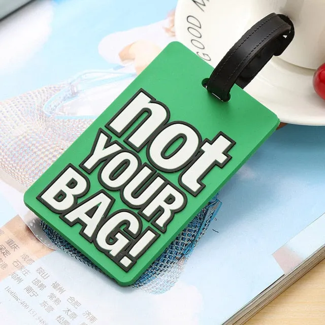 Make our Bags Stand Out! with our Hilarious Luggage Tags: Funny Travel Accessories Identification Tags