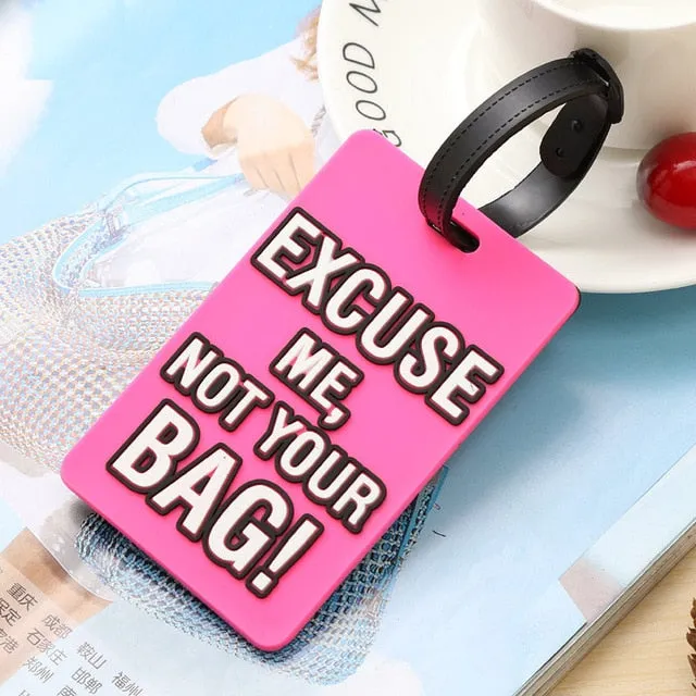 Make our Bags Stand Out! with our Hilarious Luggage Tags: Funny Travel Accessories Identification Tags