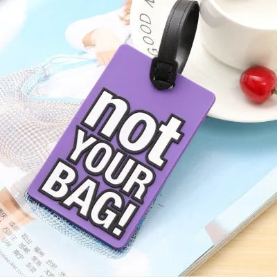 Make our Bags Stand Out! with our Hilarious Luggage Tags: Funny Travel Accessories Identification Tags