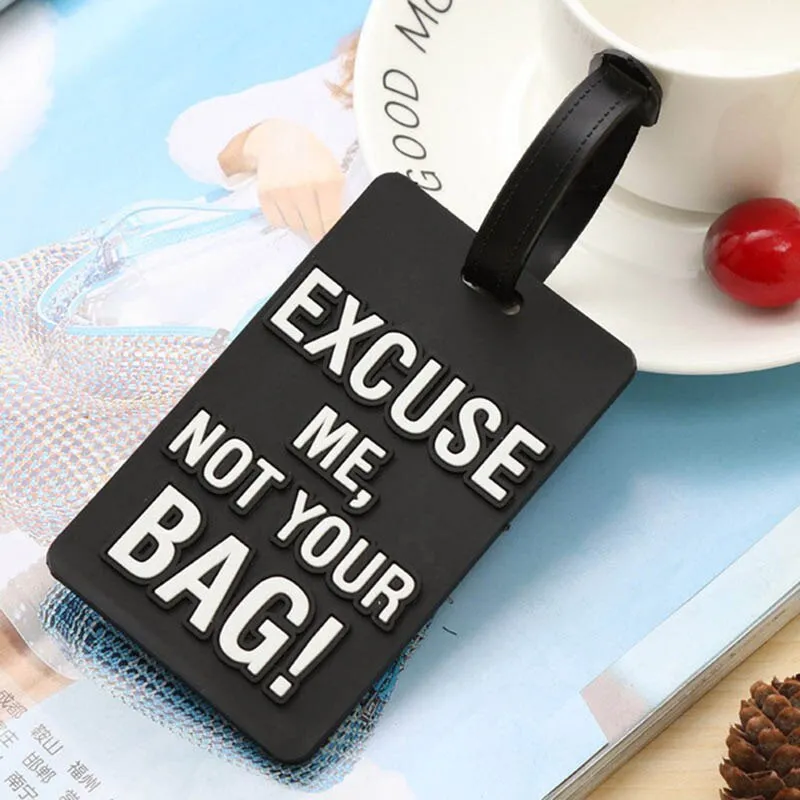 Make our Bags Stand Out! with our Hilarious Luggage Tags: Funny Travel Accessories Identification Tags