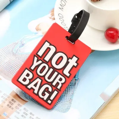 Make our Bags Stand Out! with our Hilarious Luggage Tags: Funny Travel Accessories Identification Tags