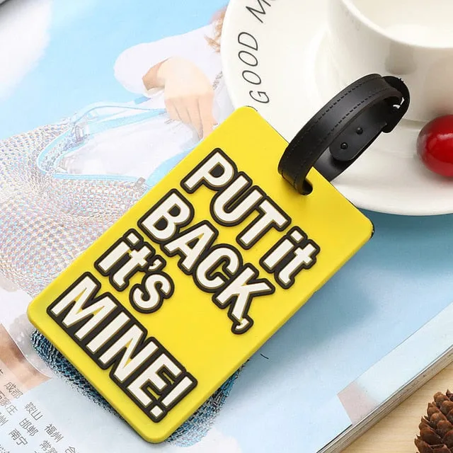 Make our Bags Stand Out! with our Hilarious Luggage Tags: Funny Travel Accessories Identification Tags