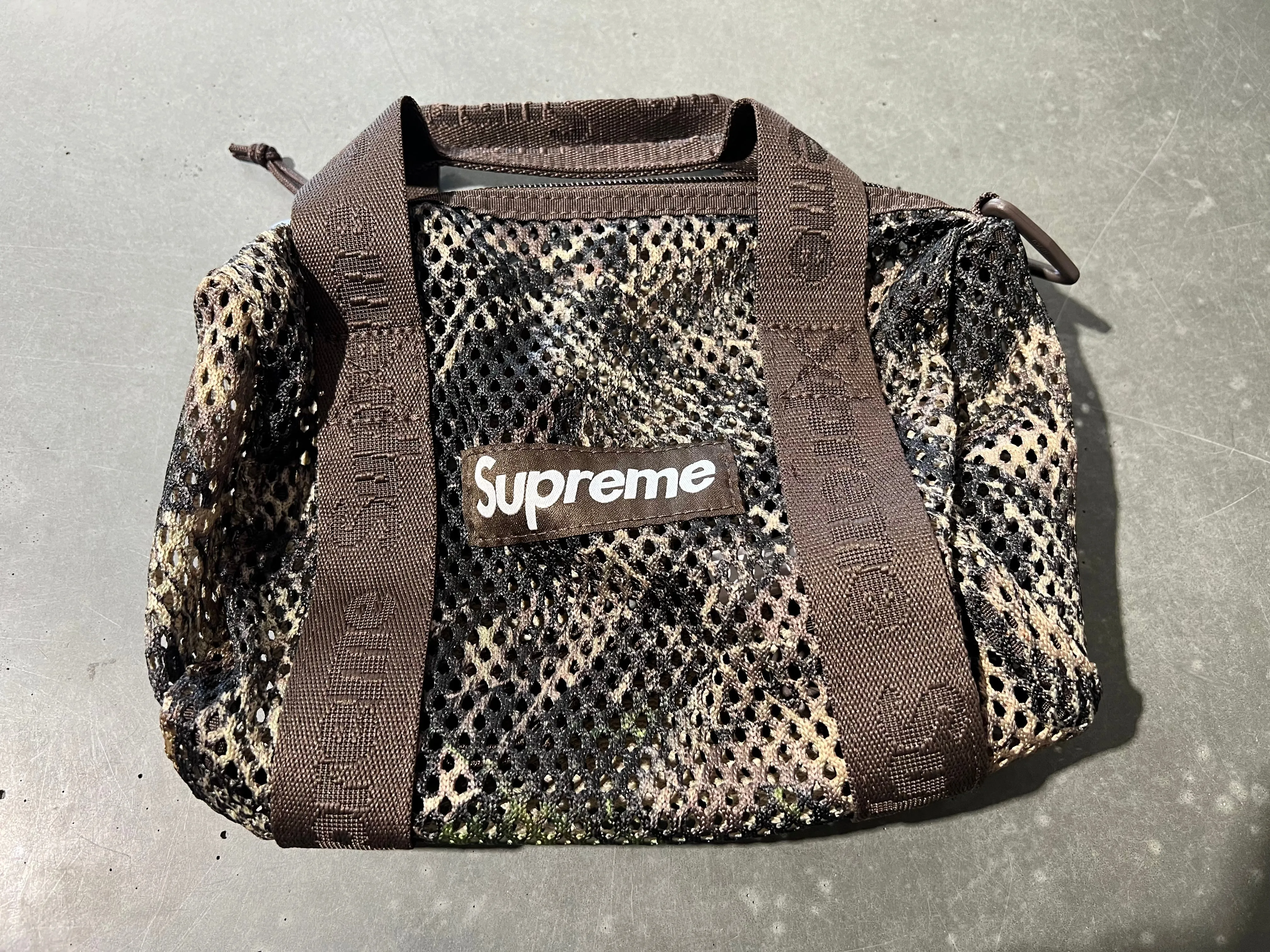 NEW Supreme SS25 Mesh Mini Duffle Bags