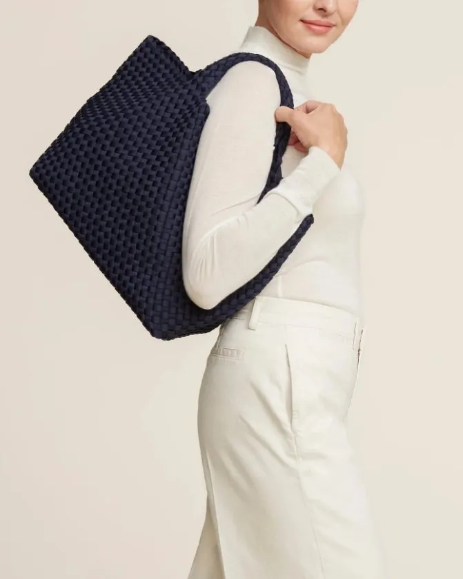 St. Barths Medium Tote - Ink Blue