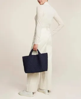 St. Barths Medium Tote - Ink Blue