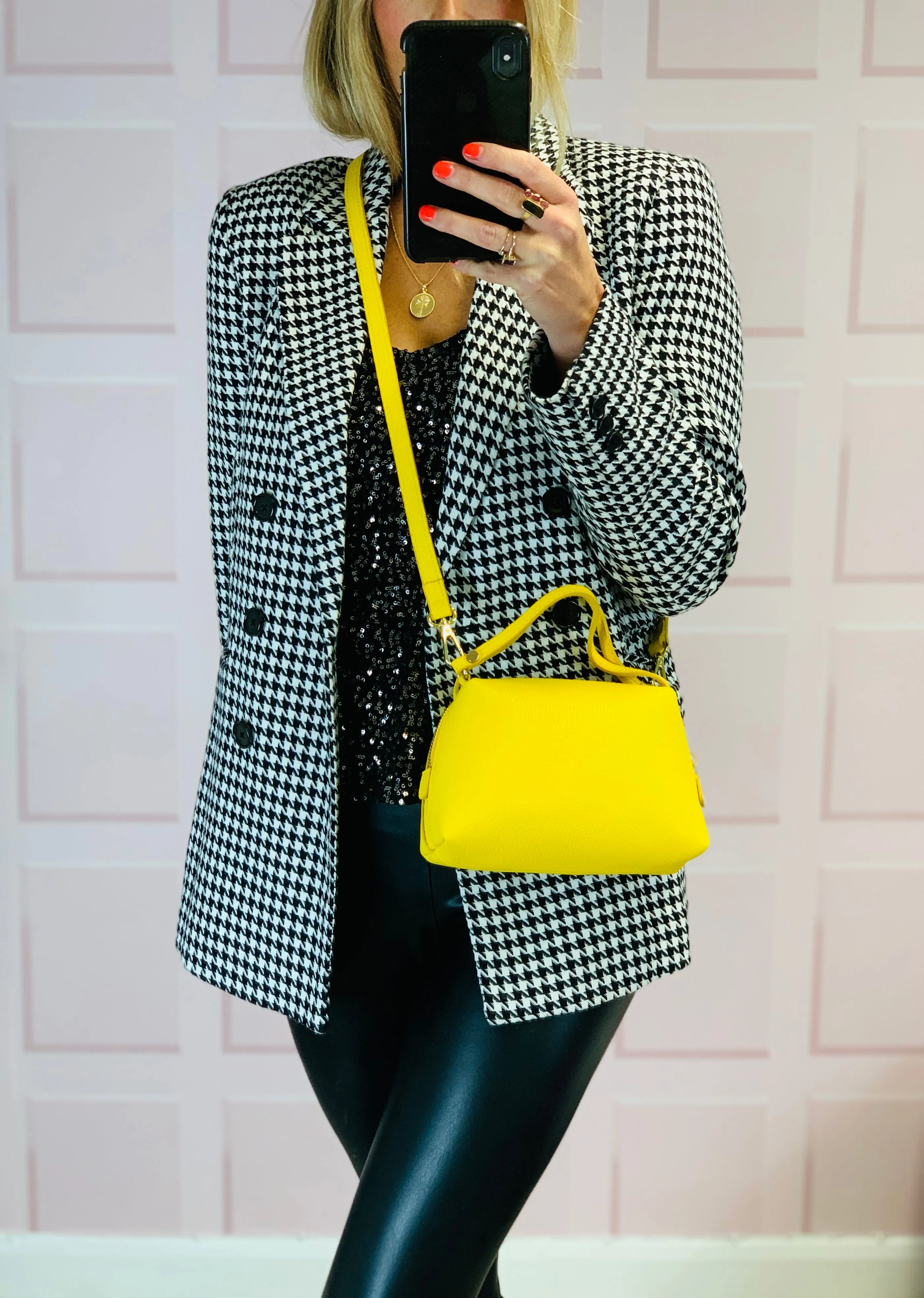 The Firenze Mini Crossbody Yellow