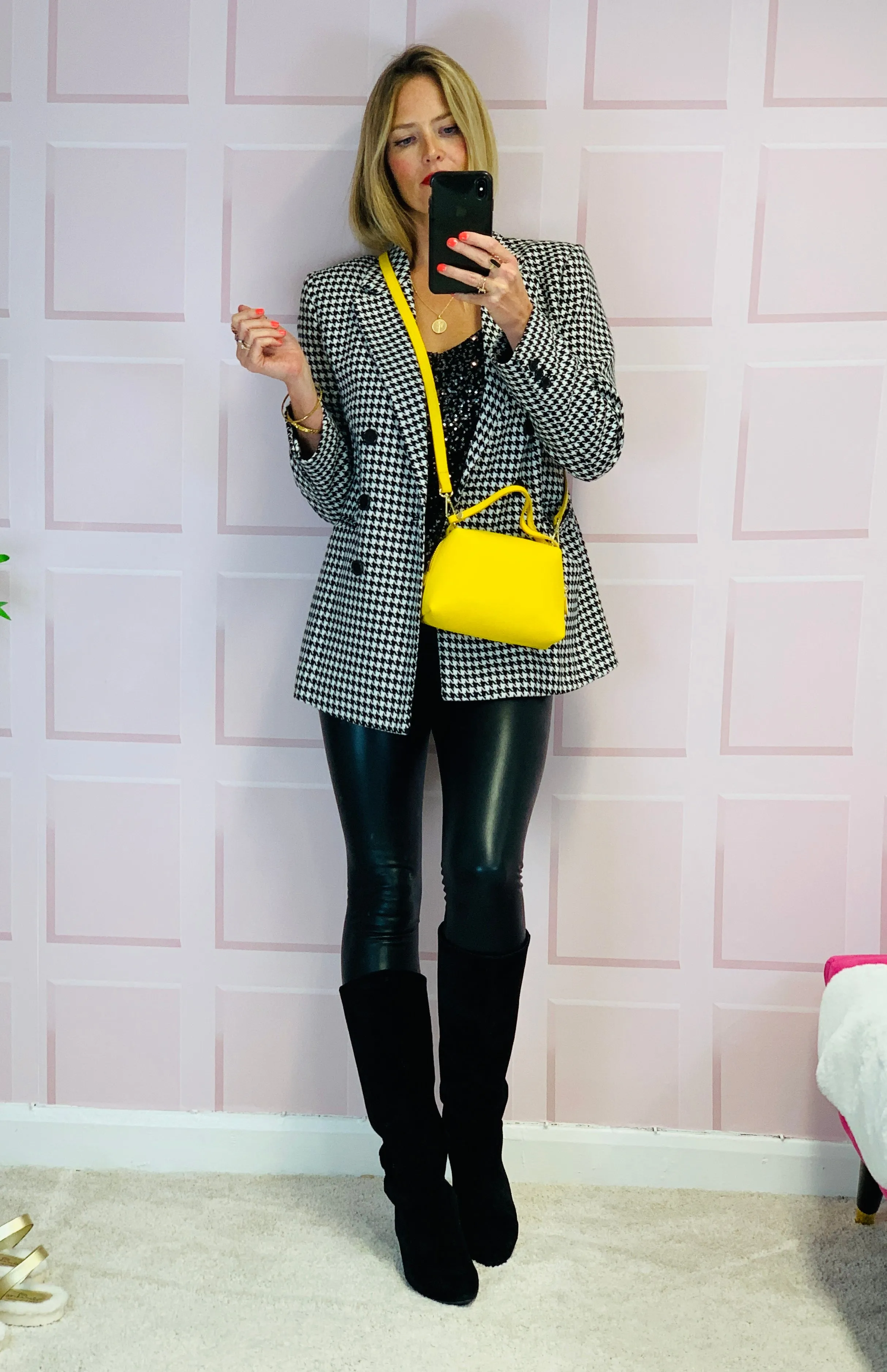 The Firenze Mini Crossbody Yellow