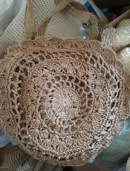 Vintage Rattan Handmade Bags